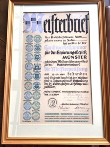 Master Bookbinder Certificate