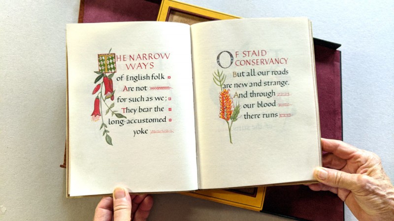 Calligraphy Unique Bookbinder Brisbane